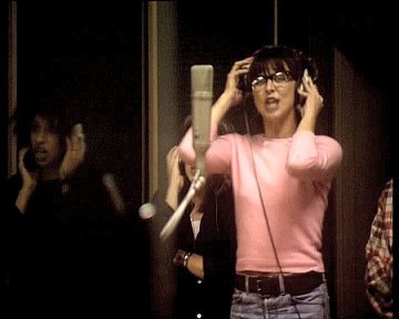 Singing in the studio
